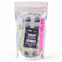 Стразы для творчества холодной фиксации с инструментами и клеем, цвет черный, размер от 1,5-6 мм, подходят для лица и ногтей Стразы для творчества холодной фиксации с инструментами и клеем, цвет черный, размер от 1,5-6 мм, подходят для лица и ногтей