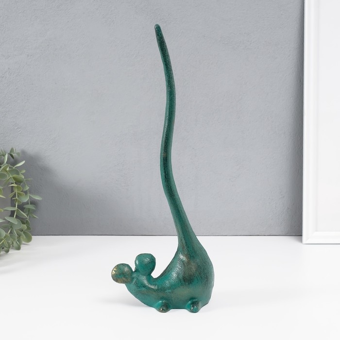 Сувенир чугун держатель д/полотенец "Мышь" 7,7х14,5х36 см