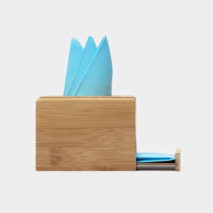 Салфетница Доляна &laquo;Комфорт&raquo;, 12&times;9 см, бамбук