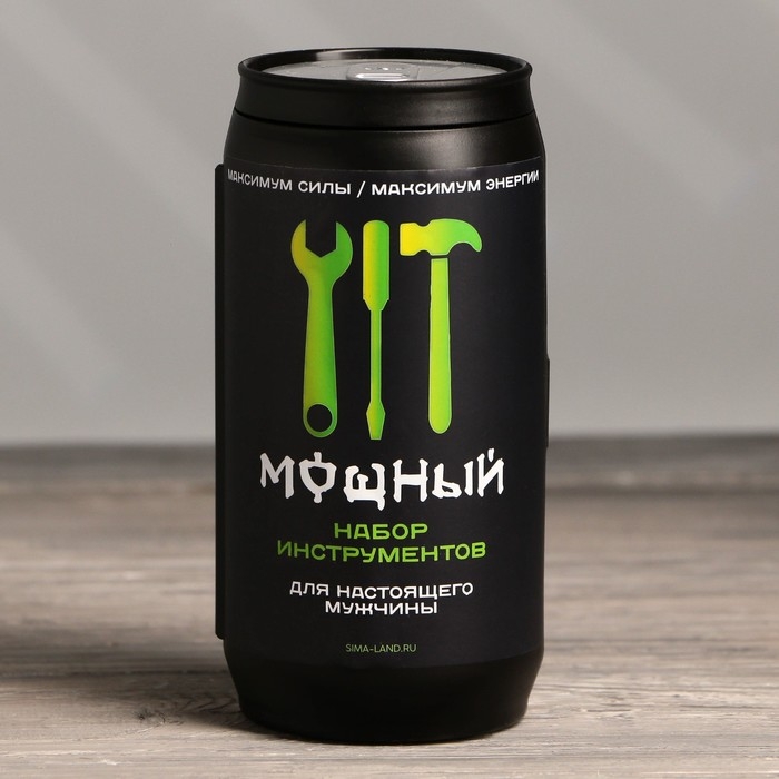 Набор инструментов в банке &laquo;Мощный&raquo;, 13 предметов