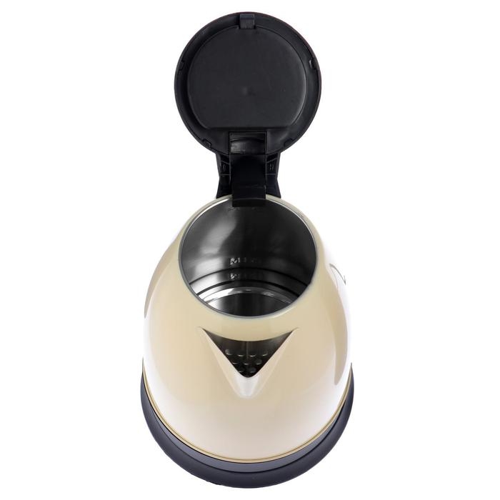 Чайник электрический "Матрёна" MA-002, металл, 1.8 л, 1500 Вт, бежевый