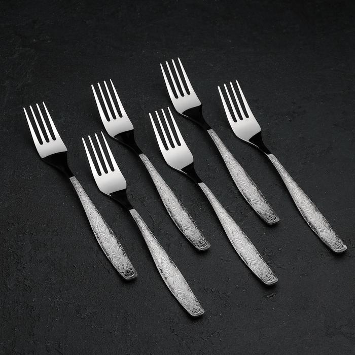 Вилка столовая «Уралочка», длина 19,5 см, толщина 2 мм, цвет серебряный Вилка столовая «Уралочка», длина 19,5 см, толщина 2 мм, цвет серебряный