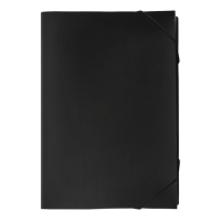 Папка картотека А4, Calligrata, 6 отделений, пластиковая, 700 мкм, чёрная Папка картотека А4, Calligrata, 6 отделений, пластиковая, 700 мкм, чёрная