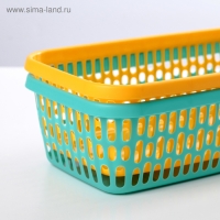 Корзина для хранения, 24&times;14&times;7 см, цвет МИКС