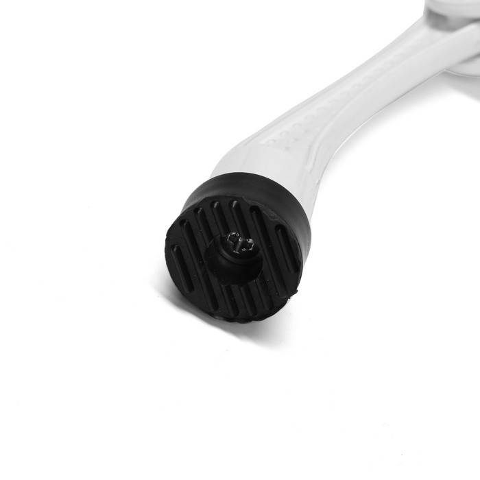 Фиксатор дверной Фиксатор дверной "АЛЛЮР" КН-130 WW, "козья ножка", белый