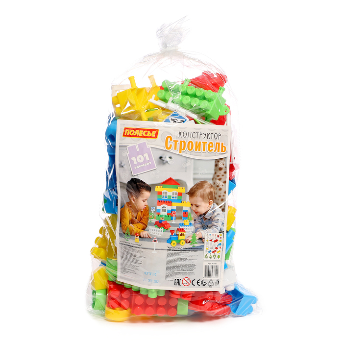 Конструктор «Строитель», 101 деталь Конструктор «Строитель», 101 деталь