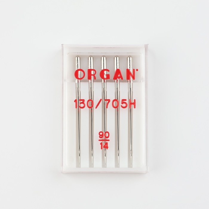 Иглы для бытовых швейных машин, универсальные, №90/14, 5 шт