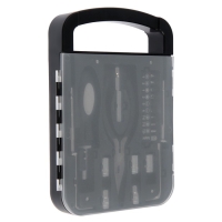 Набор инструментов ТУНДРА, подарочный пластиковый кейс, 22 предмета Набор инструментов ТУНДРА, подарочный пластиковый кейс, 22 предмета