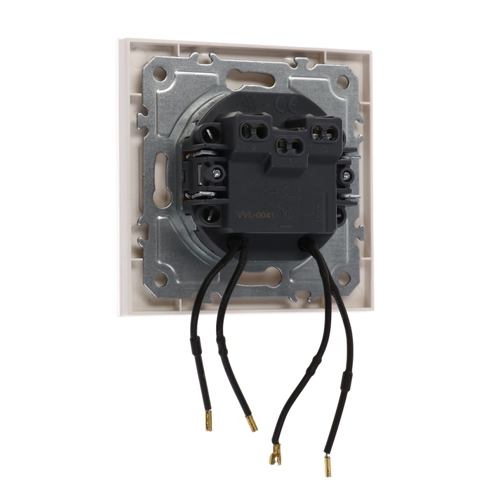 Выключатель TOT Glossy Glass, 10 А, 2 клавиши, с подсветкой, скрытый, стекло, белый Выключатель TOT Glossy Glass, 10 А, 2 клавиши, с подсветкой, скрытый, стекло, белый