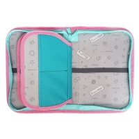 Пенал 3 секции, вкладка внутри, 140 х 210 х 40 мм, тканевый, Calligrata TOP Block "Кот панда" Пенал 3 секции, вкладка внутри, 140 х 210 х 40 мм, тканевый, Calligrata TOP Block "Кот панда"