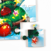 Пазл для детей магнитный деревянный &laquo;Новый год! Змея&raquo;, 21 х 15 см, символ года 2025