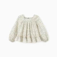 Блузка для девочки MINAKU &laquo;Ромашки&raquo;, цвет молочный, рост 110 см