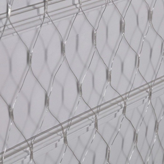 Гирлянда &laquo;Сеть-ёлка&raquo; 2 &times; 2 м, IP20, тёмная нить, 152 LED, свечение белое, 8 режимов, 220 В