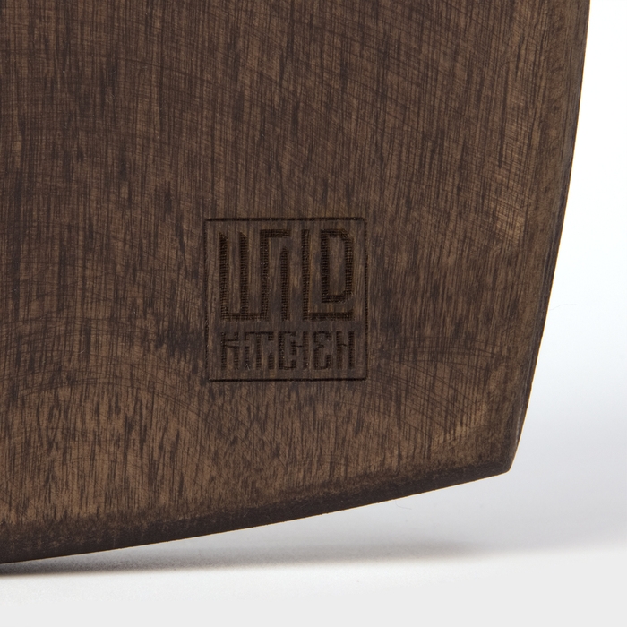 Доска разделочная для подачи Wild Kitchen, 23×20×2.5 см, граб темный Доска разделочная для подачи Wild Kitchen, 23×20×2.5 см, граб темный