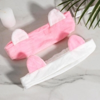 Повязка для умывания &laquo;Ушки&raquo;, цвет МИКС