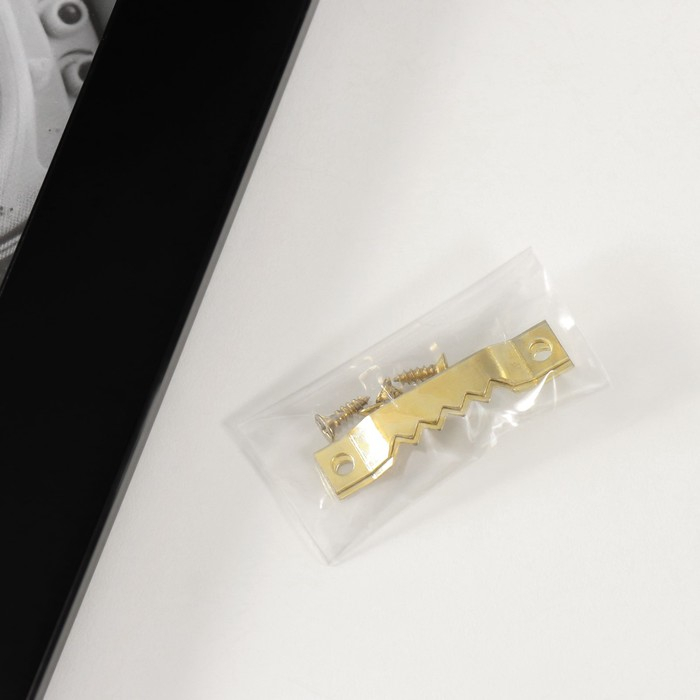 Фоторамка пластик на 4 фото 10х15 см "Аврора" черная 31,5х31,5 см