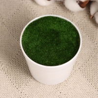 Флористическое кашпо "Трапеция" белое, 7,5х7,5х6,5см Флористическое кашпо "Трапеция" белое, 7,5х7,5х6,5см