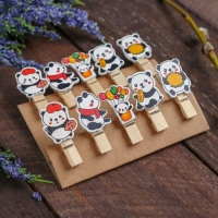 Прищепки декоративные &laquo;Панды&raquo; набор 10 шт.