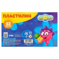 Пластилин СМЕШАРИКИ, 12 цветов, 180 г Пластилин СМЕШАРИКИ, 12 цветов, 180 г