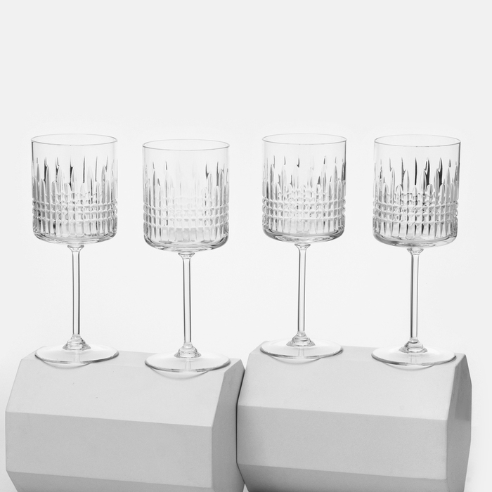 Набор хрустальных фужеров для вина France, 330 мл Набор хрустальных фужеров для вина France, 330 мл