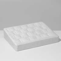 Подставка под кулоны, цепи, 22 крючка, 15&times;20&times;4,5 см, цвет белый