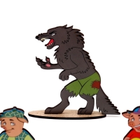 Кукольный театр сказки на столе &laquo;Три поросёнка&raquo;