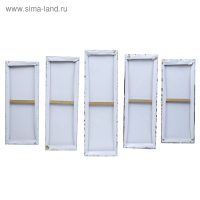 Картина модульная на подрамнике "Одуванчик" 125х80 см (2-25х63, 2-25х70, 1-25х80)