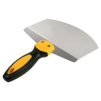 Шпатель для ведра ТУНДРА, нержавеющая сталь, двухкомпонентная ручка, 175 мм