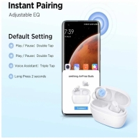 Наушники 1MORE Omthing AirFree Buds EO009, вакуумные, BT 5.3, до 44 часов, белые Наушники 1MORE Omthing AirFree Buds EO009, вакуумные, BT 5.3, до 44 часов, белые