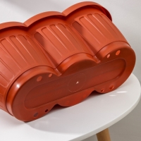 Ящик для цветов с поддоном &laquo;Гусеница&raquo;, цвет МИКС