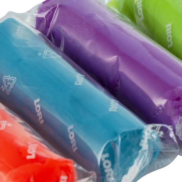 Тесто для лепки &laquo;Пластишка&raquo;, неоновое, 6 цв. по 30 гр