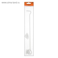 Крючок прутковый 300 мм, белый Крючок прутковый 300 мм, белый