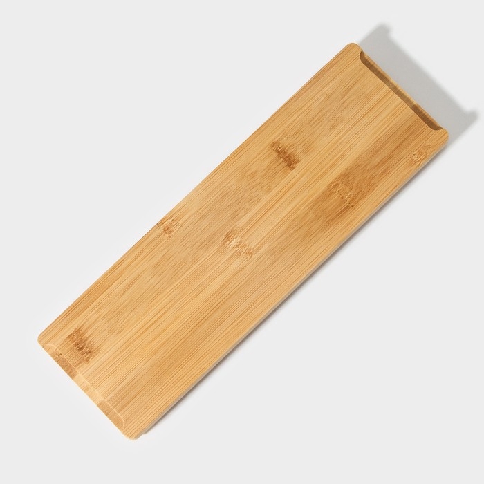 Набор банок стеклянных для сыпучих продуктов на бамбуковой подставке BellaTenero &laquo;Эко&raquo;, 3 предмета: 330 мл