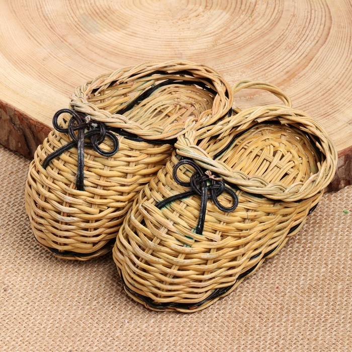 Сувенир &laquo;Лапти&raquo;, 14&times;15&times;6 см, лоза