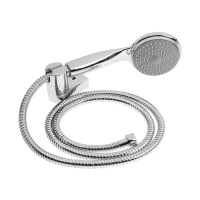 Смеситель для ванны Accoona A7175, двухрычажный, дивертор в корпусе, с душевым набором