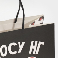 Пакет подарочный новогодний &laquo;На носу НГ&raquo;, 22 х 22 х 11 см, Новый год