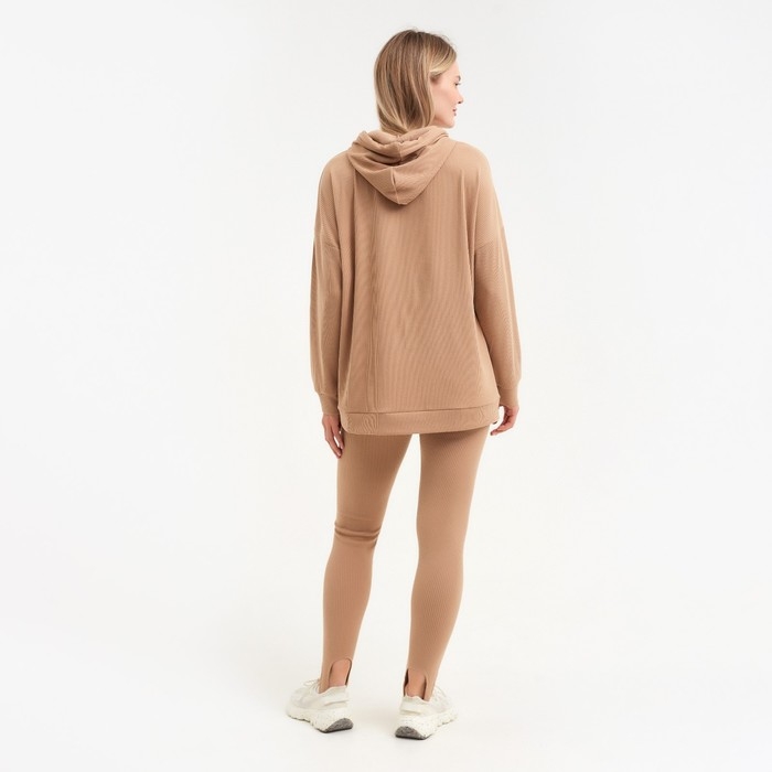 Костюм женский (толстовка/легинсы), цвет кофе, размер 50 Костюм женский (толстовка/легинсы), цвет кофе, размер 50