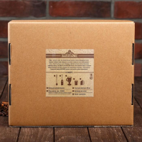 Набор для приготовления кофе &laquo;Лучшему из лучших&raquo;: кружка 320 мл, капучинатор от, ложка для высоких бокалов, диспенсер для какао