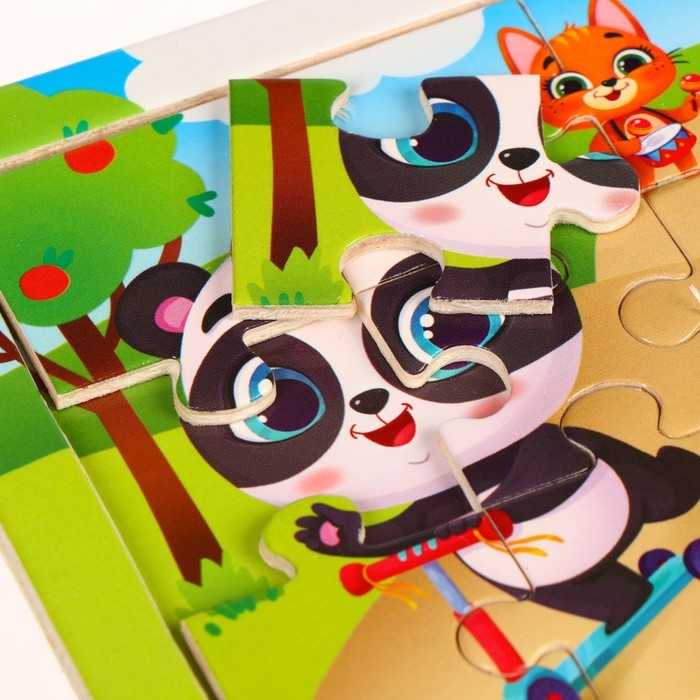 Пазл &laquo;Весело играем&raquo;, 15 х 11 см