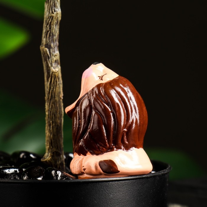 Ороситель Ороситель "Львёнок" для комнатных и садовых растений, жёлтый, Кунгурская керамика, 0.2л, 6см