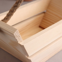 Кашпо деревянное, "Лодочка" 270*110*110. Ручка- веревка 8мм. Кашпо деревянное, "Лодочка" 270*110*110. Ручка- веревка 8мм.