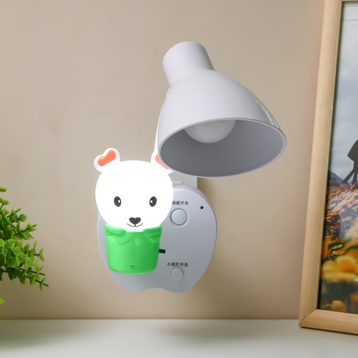 Бра с розетками "Классик" Е27 15Вт белый 10х14,5х25 см