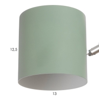 Бра "Свейн" Е27 40Вт зеленый 13х24х14 см Бра "Свейн" Е27 40Вт зеленый 13х24х14 см