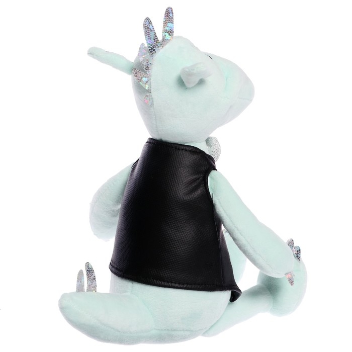 Мягкая игрушка &laquo;Дракон Дизель в жилетке&raquo;, 25 см, цвет мятный