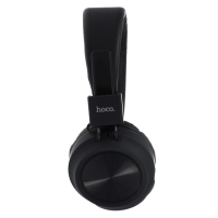 Наушники Hoco W25, беспроводные, накладные, BT5.0, 300 мАч, микрофон, черные Наушники Hoco W25, беспроводные, накладные, BT5.0, 300 мАч, микрофон, черные