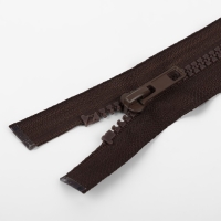 Молния &laquo;Трактор&raquo;, №5, разъёмная, 2 замка, замки автомат, 120 см, цвет коричневый, цена за 1 штуку