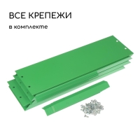 Клумба оцинкованная, d = 60 см, h = 15 см, ярко-зелёная, Greengo