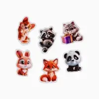 Новогодний набор Макси-пазлы, 5 пазлов, 10 деталей, Крошка Я