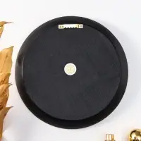 Панно интерьерное полистоун "Муха" чёрный с золотом 19,2х3х19,2 см