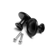 Ручка-кнопка ТУНДРА РК044BL, черная